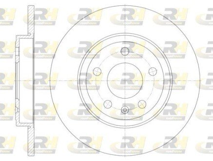 Гальмівний диск RH ROADHOUSE 61011.00