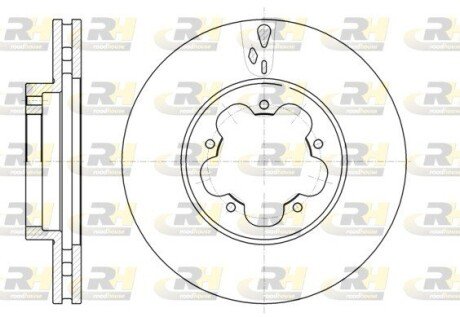 Гальмівний диск RH ROADHOUSE 61021.10
