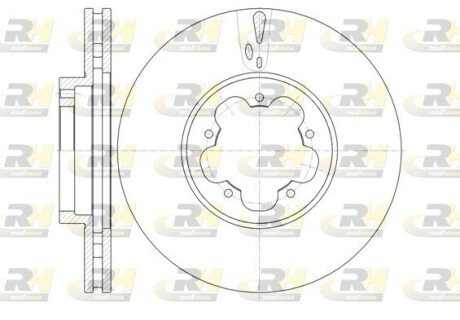 Гальмівний диск RH ROADHOUSE 61022.10