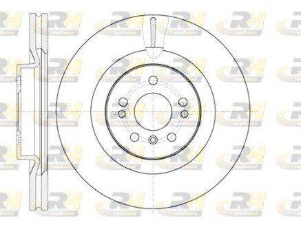 Гальмівний диск RH ROADHOUSE 61030.10