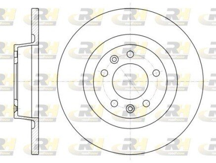 Гальмівний диск RH ROADHOUSE 61053.00