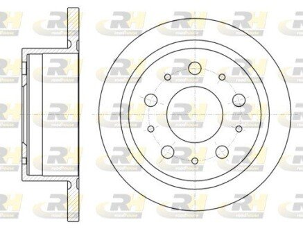Гальмівний диск RH ROADHOUSE 61057.00
