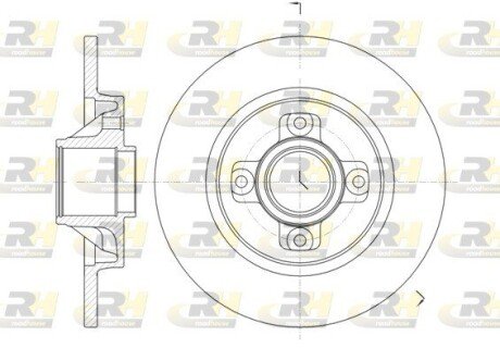 Гальмівний диск RH ROADHOUSE 61058.00
