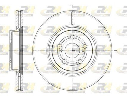 Гальмівний диск RH ROADHOUSE 61092.10