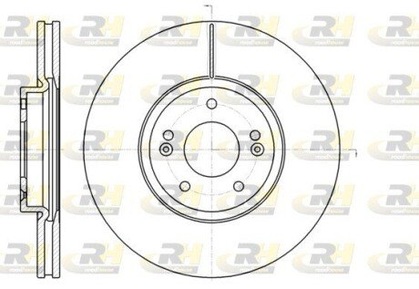 Гальмівний диск RH ROADHOUSE 61102.10