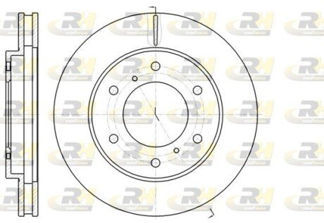 Гальмівний диск RH ROADHOUSE 61118.10