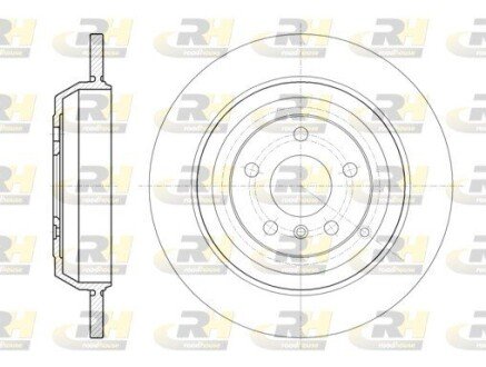 Гальмівний диск RH ROADHOUSE 61166.00