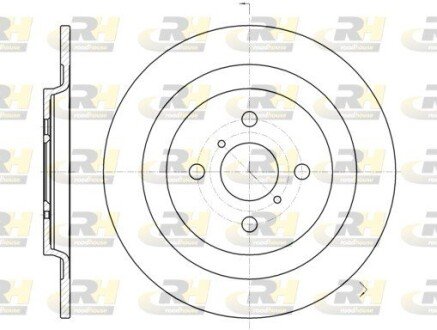 Гальмівний диск RH ROADHOUSE 61173.00