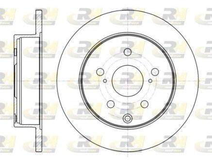 Гальмівний диск RH ROADHOUSE 61188.00 (фото 1)