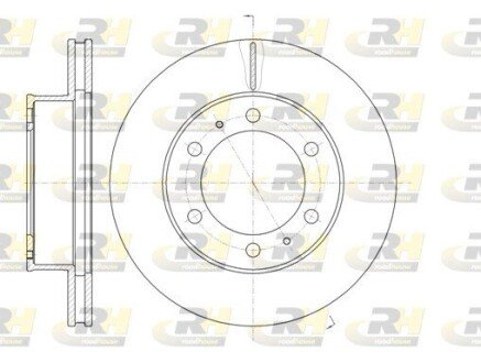 Гальмівний диск RH ROADHOUSE 61205.10