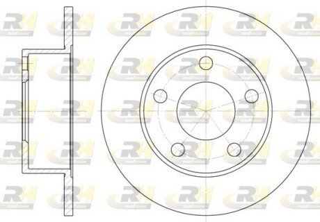 Гальмівний диск RH ROADHOUSE 6121.00