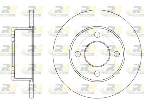Гальмівний диск RH ROADHOUSE 6122.00