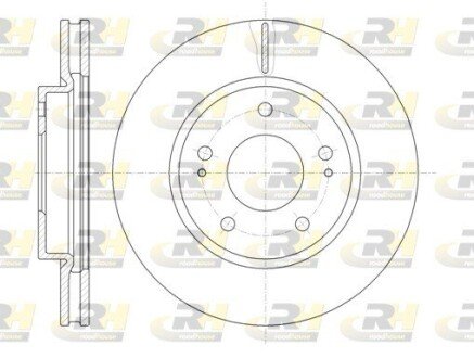 Гальмівний диск RH ROADHOUSE 61229.10