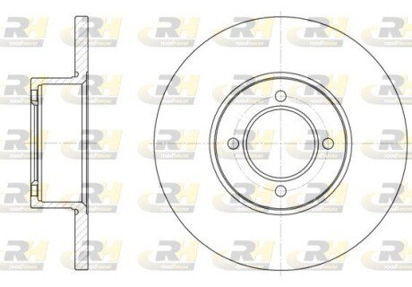 Гальмівний диск RH ROADHOUSE 6127.00