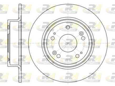 Гальмівний диск RH ROADHOUSE 61278.00