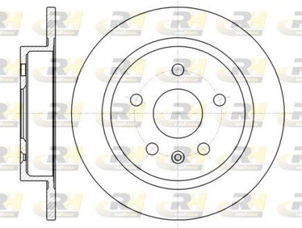 Гальмівний диск RH ROADHOUSE 61279.00