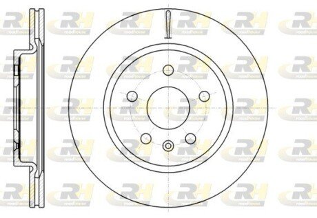 Гальмівний диск RH ROADHOUSE 61284.10