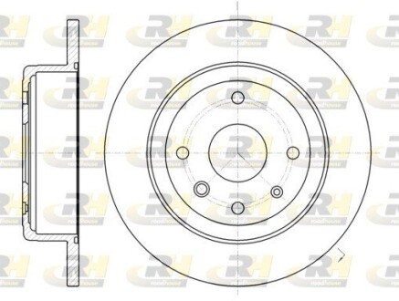 Гальмівний диск RH ROADHOUSE 61321.00