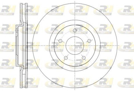 Гальмівний диск RH ROADHOUSE 61349.10