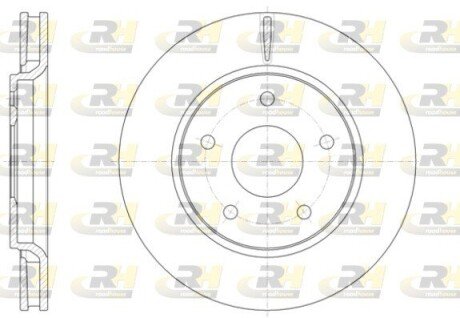 Гальмівний диск RH ROADHOUSE 61393.10