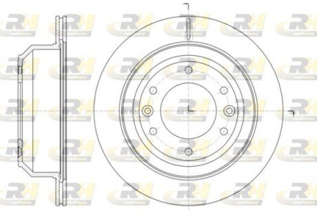 Гальмівний диск RH ROADHOUSE 61397.10