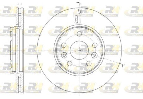 Гальмівний диск RH ROADHOUSE 61411.10