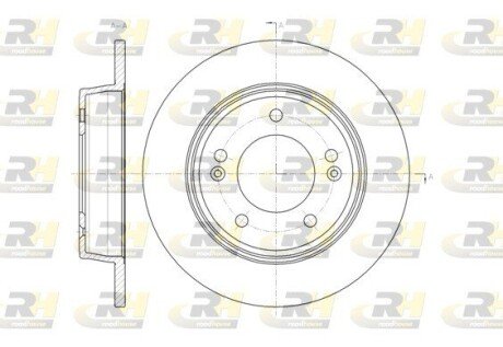 Гальмівний диск RH ROADHOUSE 61435.00