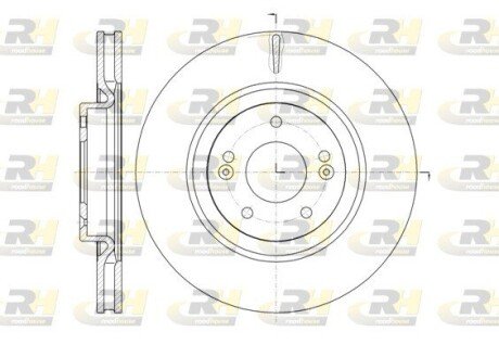 Гальмівний диск RH ROADHOUSE 61436.10