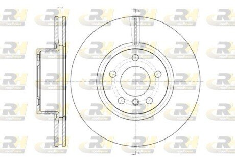 Гальмівний диск RH ROADHOUSE 61454.10