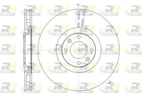Гальмівний диск RH ROADHOUSE 61470.10