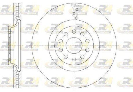 Гальмівний диск RH ROADHOUSE 61485.10