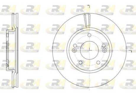 Гальмівний диск RH ROADHOUSE 61507.10