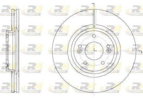 Гальмівний диск RH ROADHOUSE 61514.10