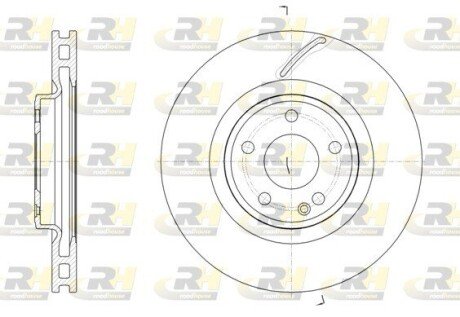 Гальмівний диск RH ROADHOUSE 61524.10