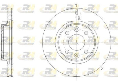 Гальмівний диск RH ROADHOUSE 61535.10