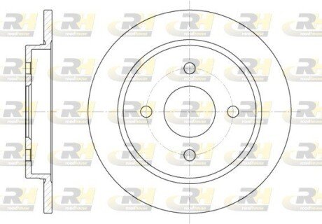 Гальмівний диск RH ROADHOUSE 6155.00