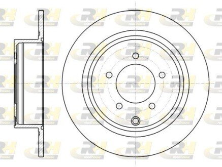 Гальмівний диск RH ROADHOUSE 61554.00