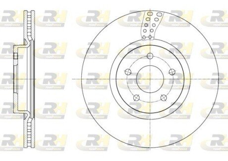 Гальмівний диск RH ROADHOUSE 61561.10