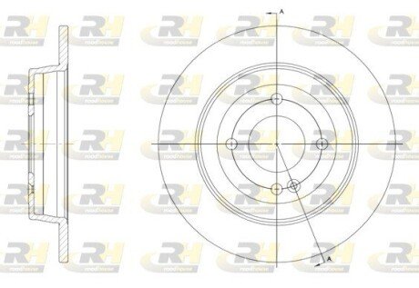 Гальмівний диск RH ROADHOUSE 61570.00