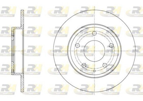 Гальмівний диск RH ROADHOUSE 61575.00
