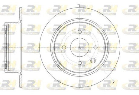 Гальмівний диск RH ROADHOUSE 61579.00