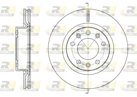 Гальмівний диск RH ROADHOUSE 61584.10