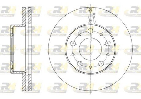 Гальмівний диск RH ROADHOUSE 61600.10