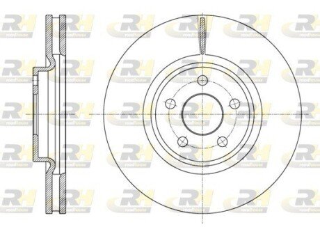Гальмівний диск RH ROADHOUSE 61602.10