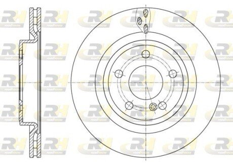 Гальмівний диск RH ROADHOUSE 61633.10