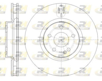 Гальмівний диск RH ROADHOUSE 61657.10