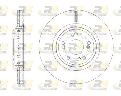 Гальмівний диск RH ROADHOUSE 61658.10