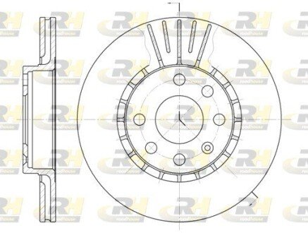 Гальмівний диск RH ROADHOUSE 6174.10