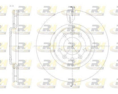Гальмівний диск RH ROADHOUSE 61776.10