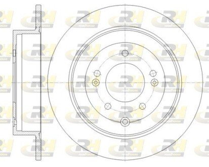 Гальмівний диск RH ROADHOUSE 61779.00